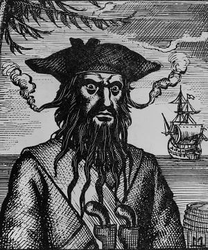 Pirát Edward Teach